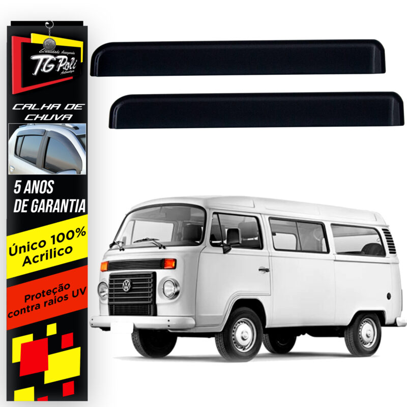 Calha Chuva Tg Poli 22012.0 Volkswagen Kombi - Imagem 1