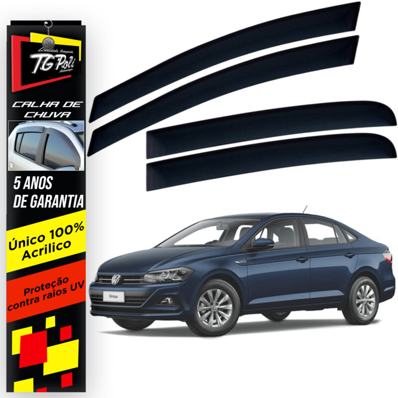 Calha Chuva Tg Poli 22.020 Volkswagen Virtus - Imagem 1