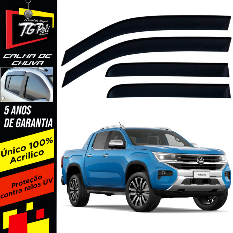 Calha Chuva Tg Poli 22015.0 Volkswagen Amarok - Imagem 1