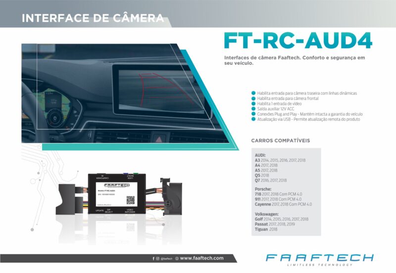 interface de câmera Faaftech FT-RC-AUD4 - Imagem 2