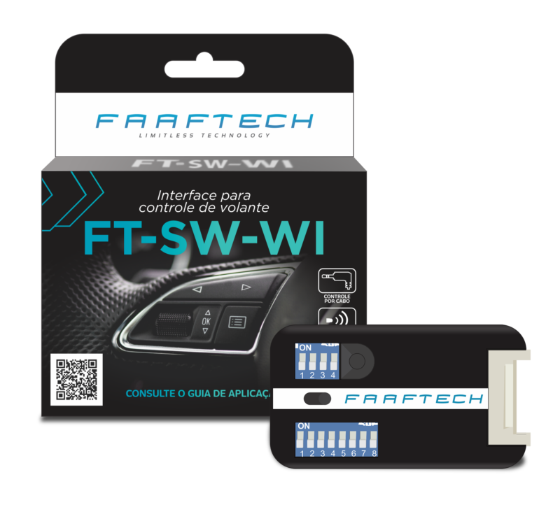 Interface De Comando Faaftech De Volante Universal FT-SW-WI - Imagem 1