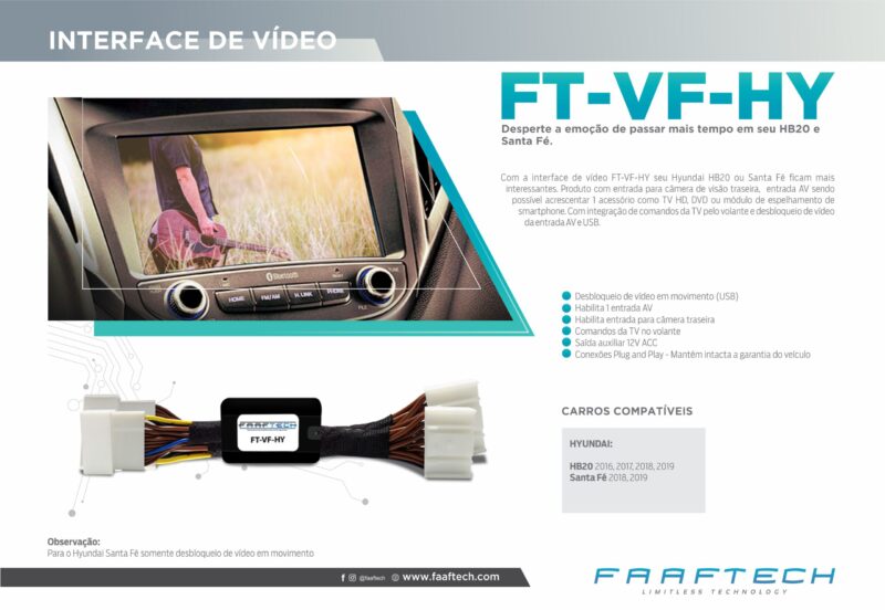 Interface de vídeo Faaftech FT-VF-HY - Imagem 2