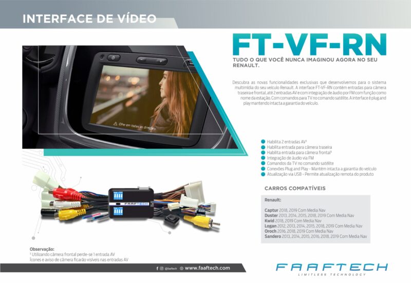 Interface De Vídeo Faaftech FT-VF-RN - Imagem 3
