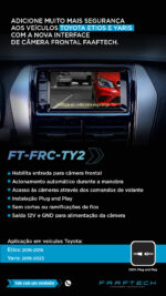 Interface De Câmera Faaftech Para Toyota Etios E Yaris FT-FRC-TY2 - Imagem 3