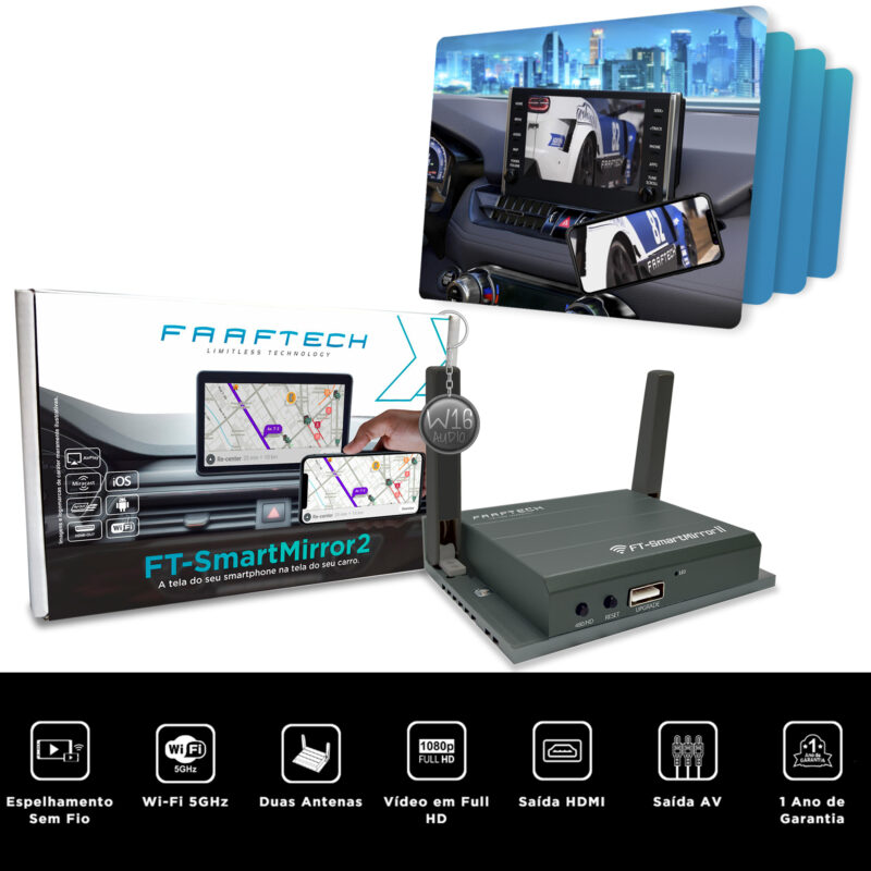 Interface Espelhamento Celular Faaftech FT-SMART-MIRROR II - Imagem 2