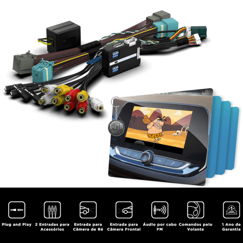 Faaftech Interface De Vídeo Para Chevrolet Onix e Onix Plus FT-VF-GM5 - Imagem 3
