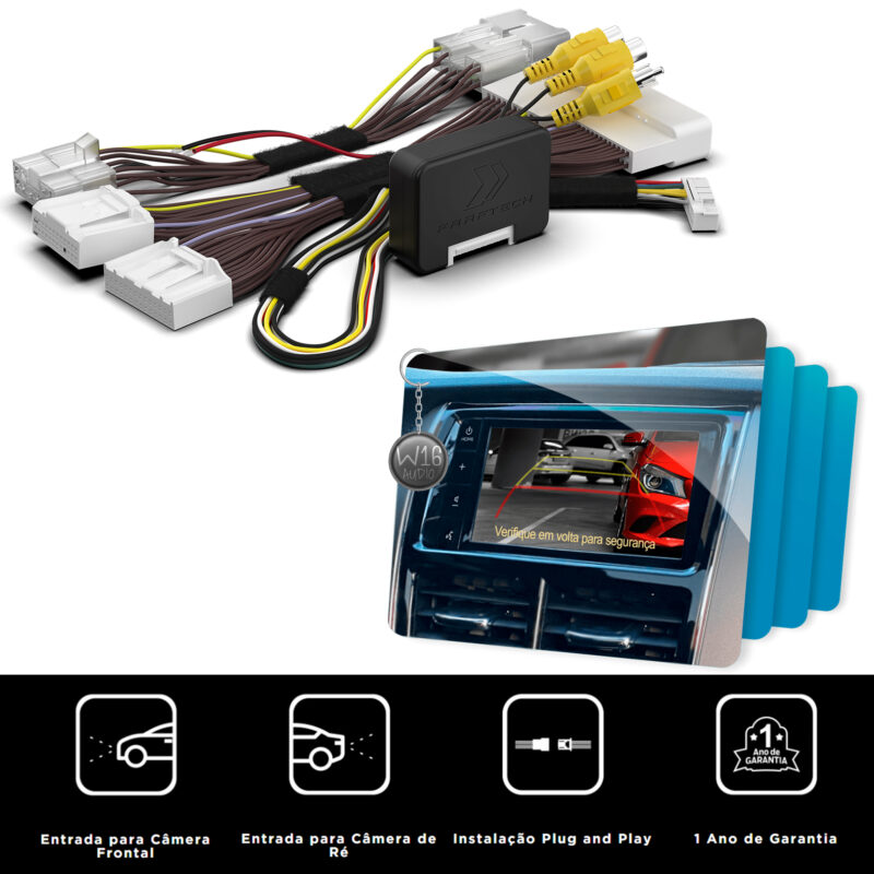 Interface De Câmera Faaftech Para Toyota Etios E Yaris FT-FRC-TY2 - Imagem 1