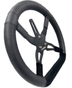 Volante Lotse K23 Preto Kart Automobilismo Profissional - Imagem 3