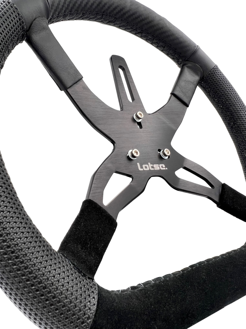 Volante Lotse K23 Preto Kart Automobilismo Profissional - Imagem 7