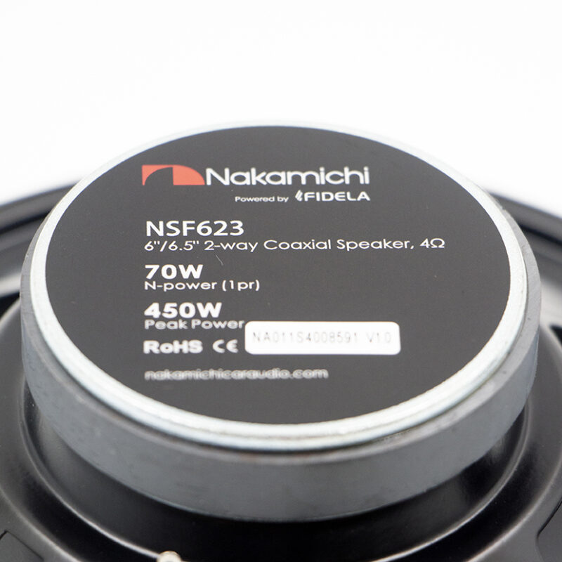 Par Alto Falante Coaxial Nakamichi Nsf623 6 Polegadas 70 Rms - Imagem 7