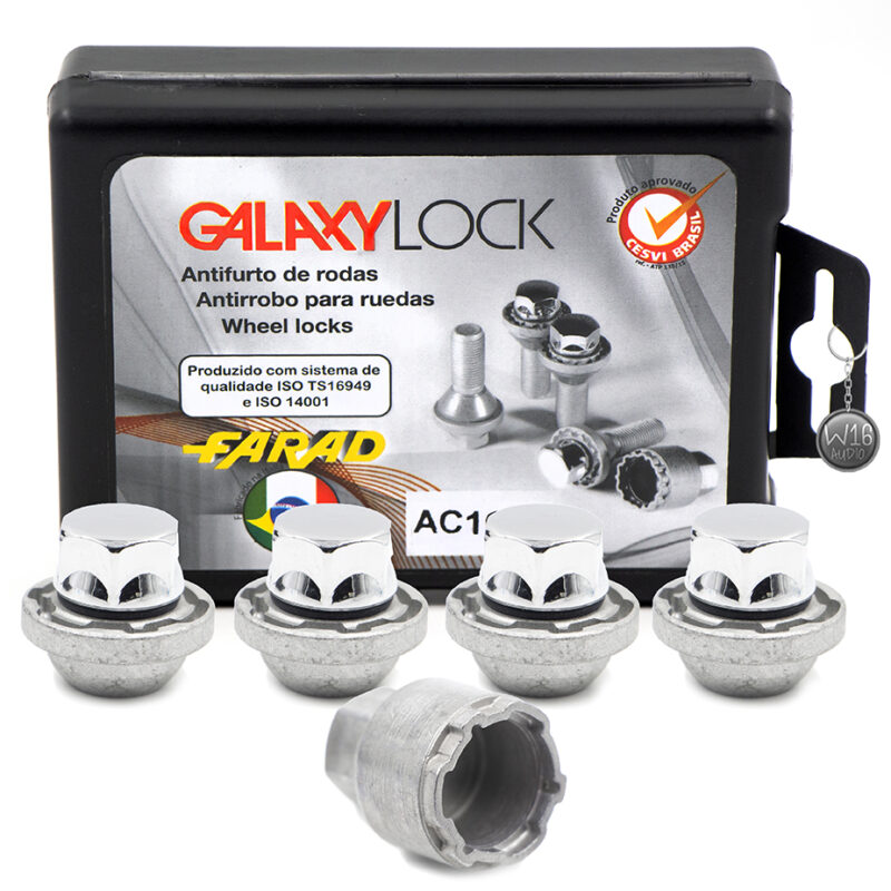 Parafuso De Roda Galaxylock Antifurto Farad Honda - Imagem 1