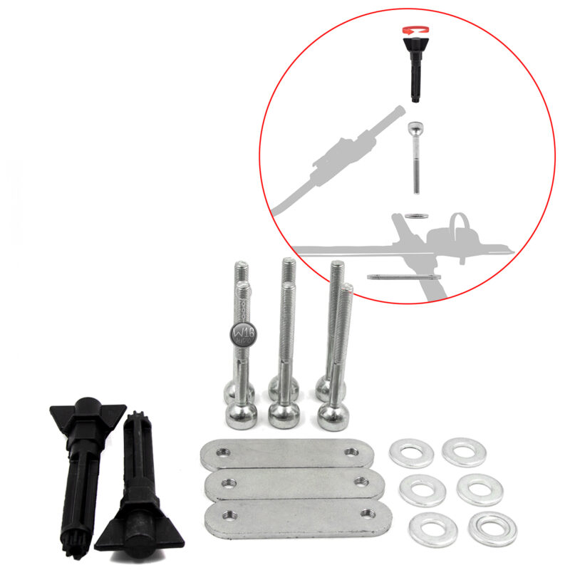 Kit De Fixação U Para Suporte De Transbike Farad Pesio - Imagem 1