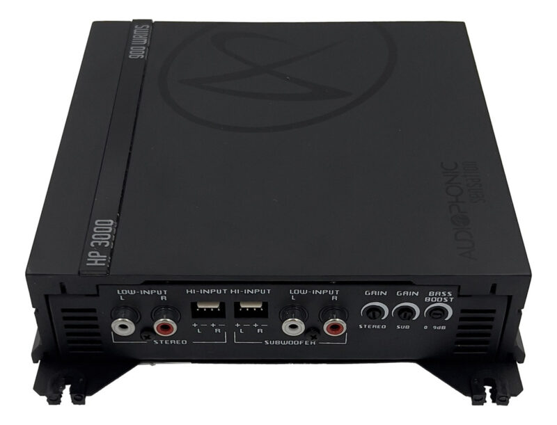 Audiophonic Sensation Amplificador Hp 3000 3 Canais 900 Rms Preto - Imagem 4