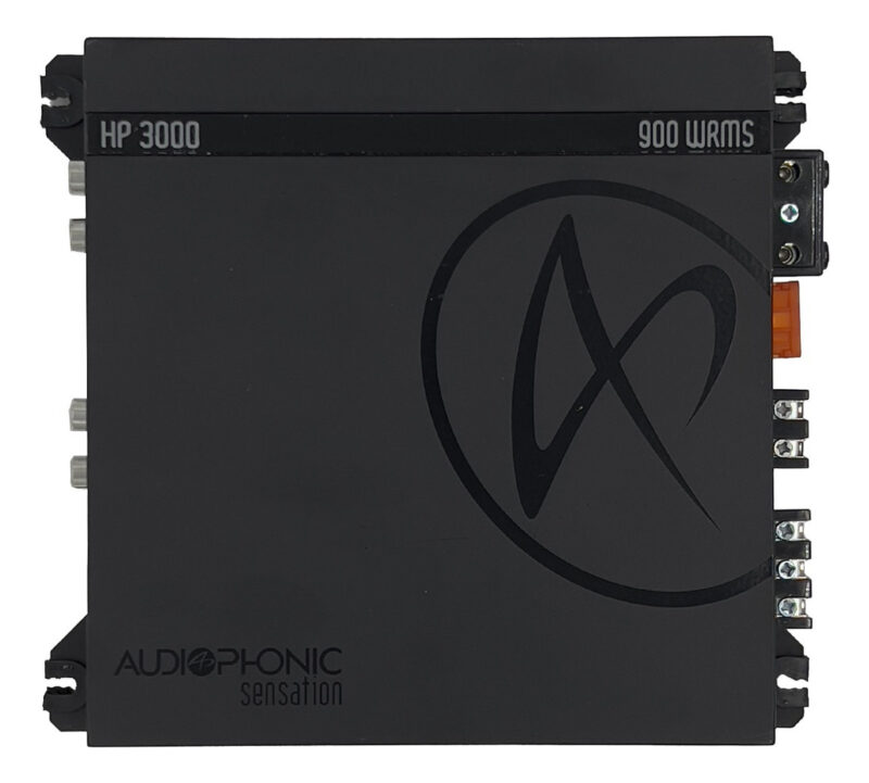 Audiophonic Sensation Amplificador Hp 3000 3 Canais 900 Rms Preto - Imagem 2