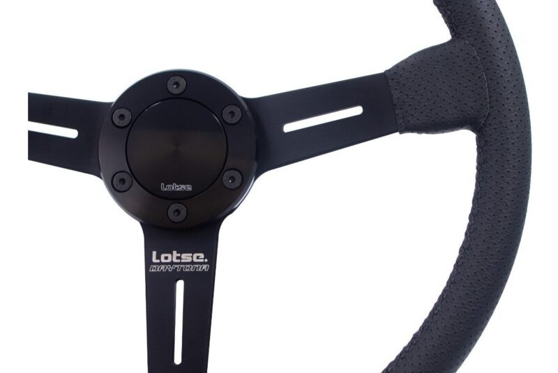 Volante Clássico Lotse Daytona ( Couro / Preto ) - Imagem 4