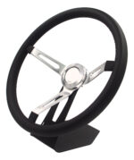 Volante Clássico Lotse Hemi ( Couro / Preto ) + Cubo Adaptador - Imagem 3