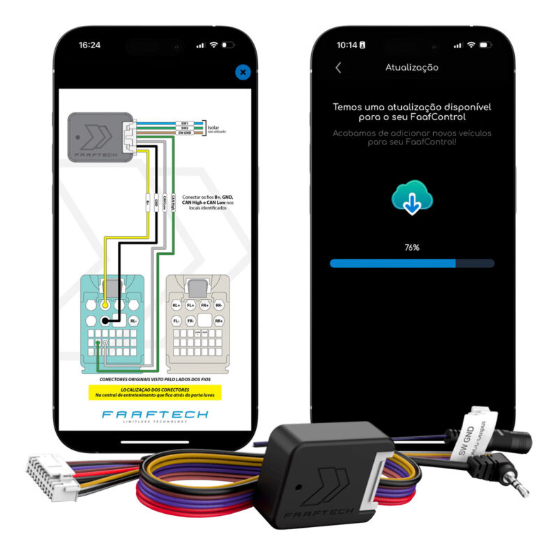 Interface Volante Faaftech Faafcontrol Universal Multimídia - Imagem 2
