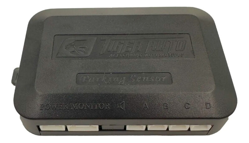 Sensor De Ré Estacionamento Cinoy 4 Pontos Sonoro Universal Branco - Imagem 4