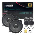 Kit Duas Vias Audiophonic Need Kn 525 110w 5 Polegadas Preto