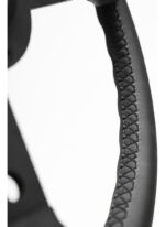 Volante Classico Lotse Britan Couro Preto Haste Preta - Imagem 5