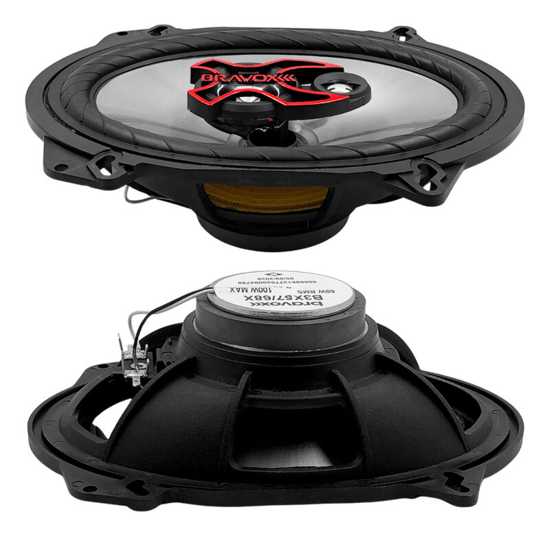 Falante Triaxial Bravox B3x57x Linha X 5x7 / 6x8 Pols - 200w Preto - Imagem 2