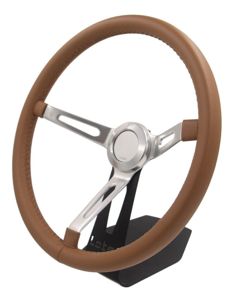 Volante Clássico Lotse Hemi ( Marrom / Couro ) - Imagem 4