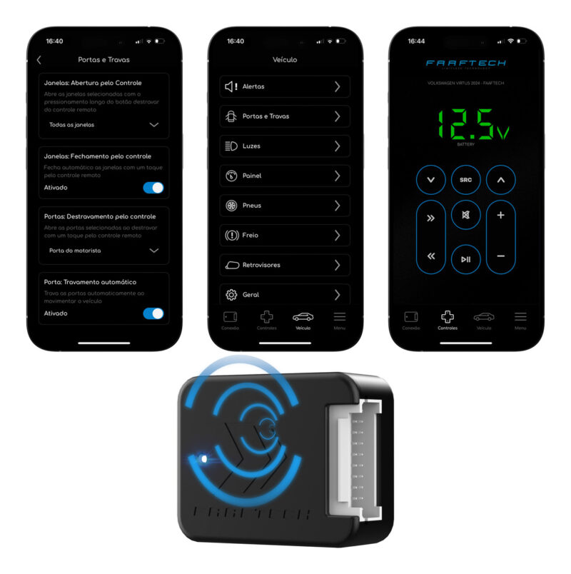 Interface Volante Faaftech Faafcontrol Universal Multimídia - Imagem 3