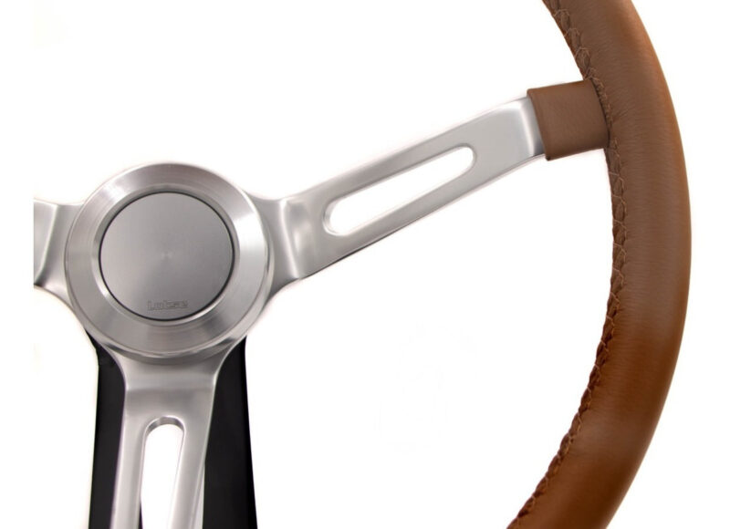 Volante Clássico Lotse Hemi ( Marrom / Couro ) - Imagem 3