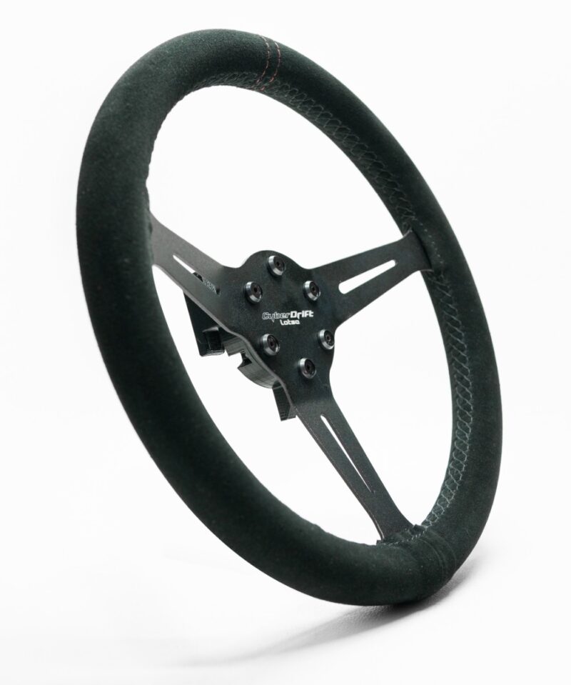 Volante Lotse Cyber Drift Camurça Simulador Logitech G29 G27 - Imagem 3