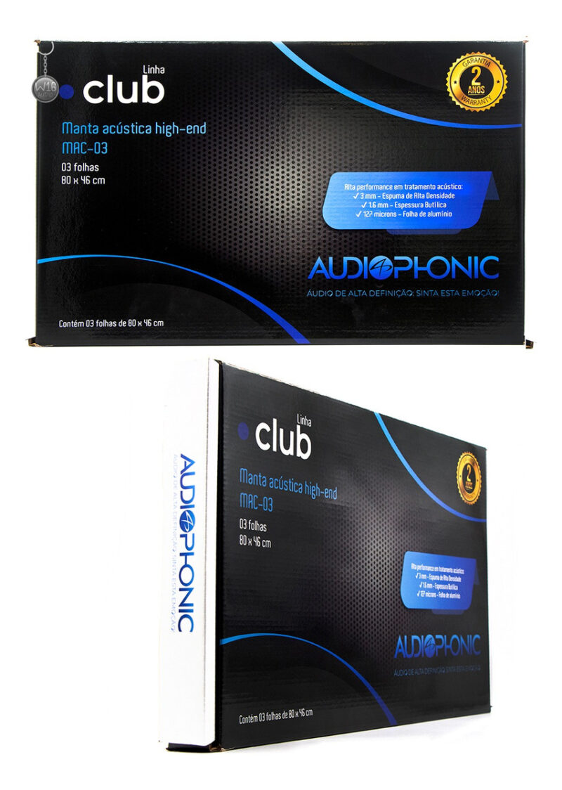 Manta Revestimento Acústico Automotivo Audiophonic 3 Folhas - Imagem 9