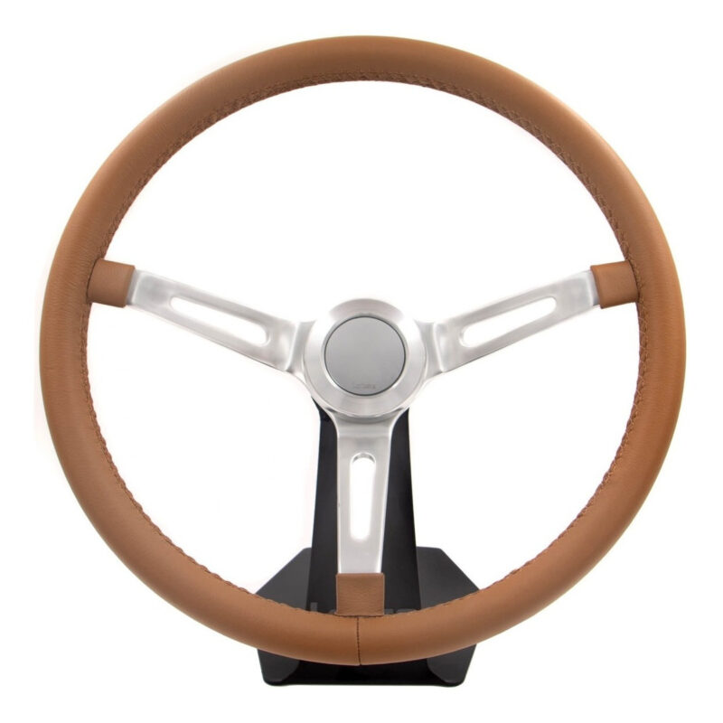 Volante Clássico Lotse Hemi ( Marrom / Couro ) - Imagem 1