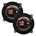 Alto Falante Triaxial Modelo X Bravox B3x50x 5 Pol / 200w Vermelho