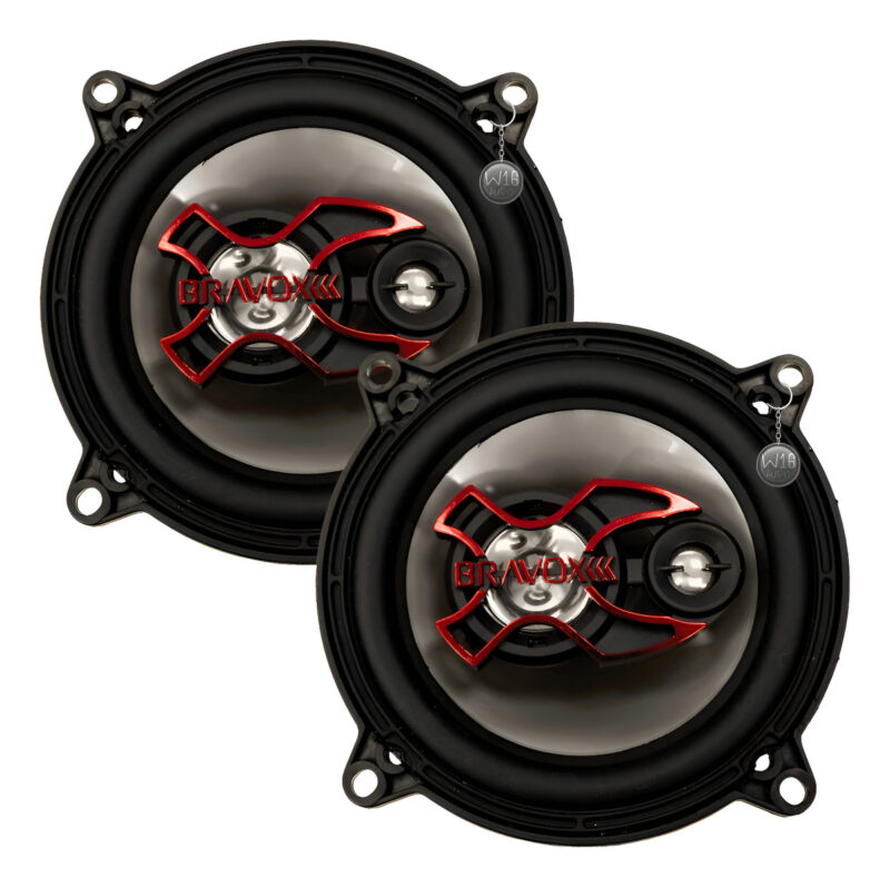 Alto Falante Triaxial Modelo X Bravox B3x50x 5 Pol / 200w Vermelho - Imagem 1