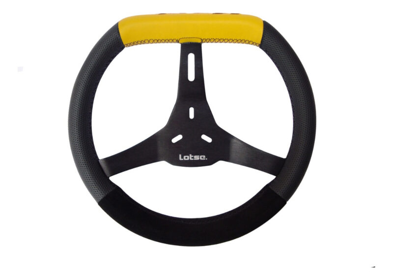 Volante Esportivo Lotse Supremo Kart Shifter Amarelo - Imagem 1