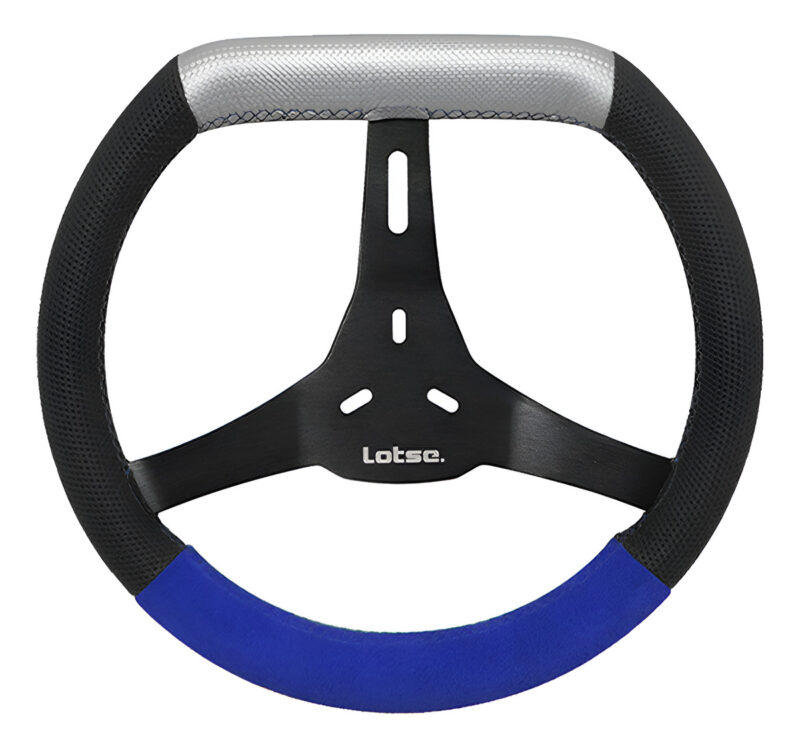 Volante Esportivo Lotse Kart Supremo Profissional Azul - Imagem 1