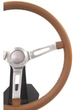 Volante Clássico Lotse Hemi ( Marrom / Couro ) - Imagem 2