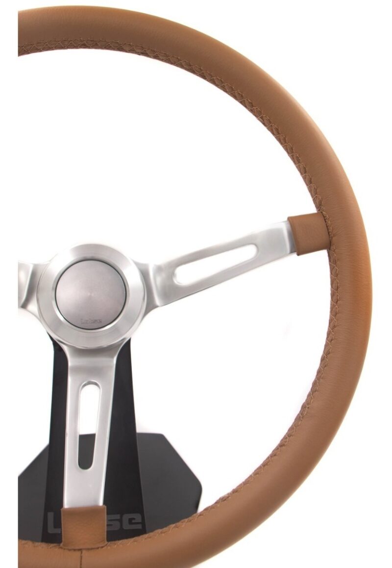Volante Clássico Lotse Hemi ( Marrom / Couro ) - Imagem 2